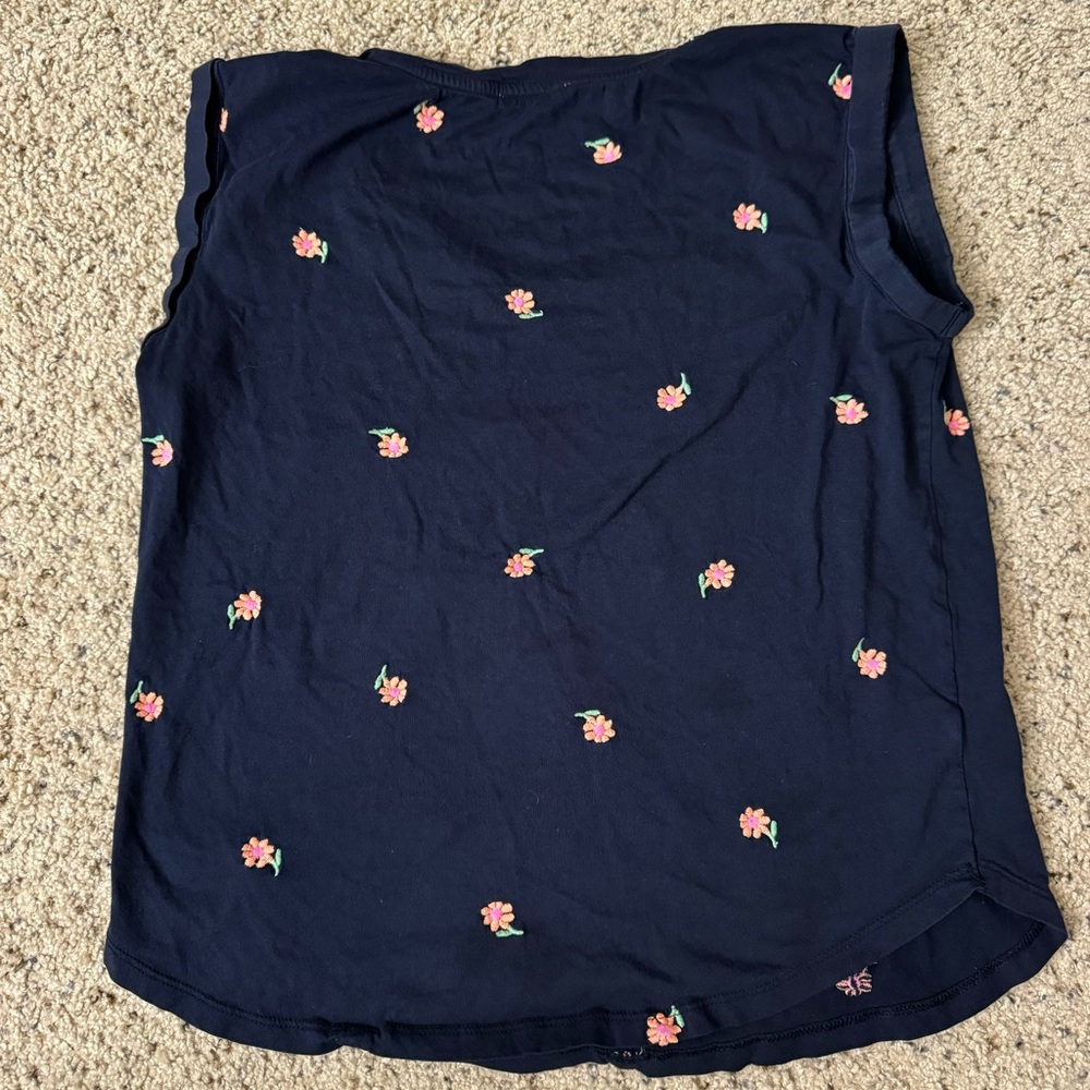Lou & Grey Floral Blouse Size XS - Picture 9 of 9